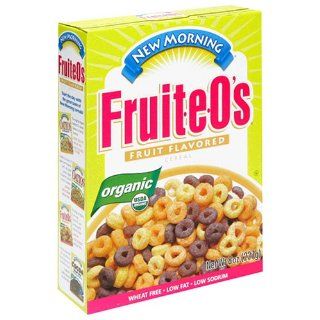 New Morning Fruit E O's, Organic, 8 Ounce Boxes (Pack of 6)  Breakfast Cereals  Grocery & Gourmet Food