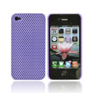 For Apple iPhone 4 Back Cover Hard Case Cover PURPLE Cell Phones & Accessories