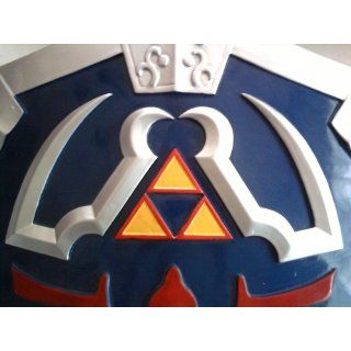 Full Size Link Hylian Zelda Shield with Grip & Handle  Martial Arts Swords  Sports & Outdoors
