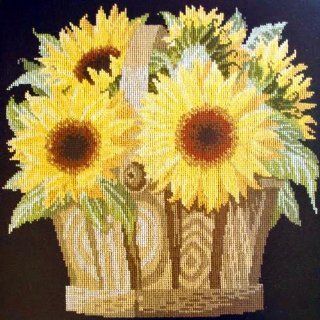 Sunflower Basket Needlepoint Kit