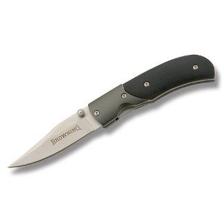 Browning Knives 764 Small Clip Point Linerlock Knife with Black G 10 Handles