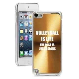 Apple iPod Touch 5th Generation Gold 5B787 hard back case cover Volleyball is Life Cell Phones & Accessories