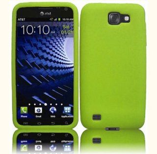 Lite Green Soft Premium Silicone Case Cover Skin Protector for Samsung Galaxy S II Skyrocket HD i757 (by AT&T) with Free Gift Reliable Accessory Pen Cell Phones & Accessories