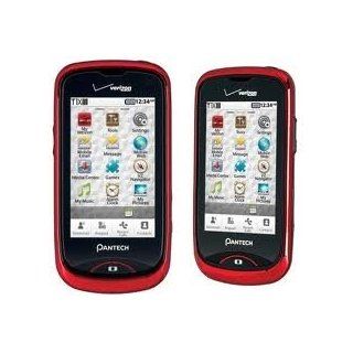 Pantech Hotshot CDM8992 Verizon CDMA Phone with Touchscreen, 3.15MP Camera, Video, GPS, Bluetooth, /MP4 Player and microSD Slot   Red Cell Phones & Accessories