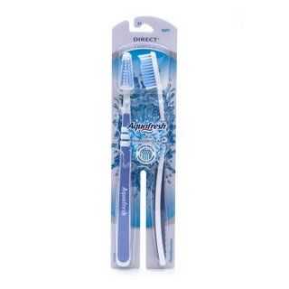 Aquafresh Toothbrush, Direct Twin Pack,Soft 2 Count Package (Pack of 9) Health & Personal Care