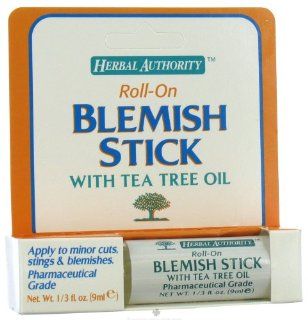 GNN Herbal Authority   Roll On Blemish Stick with tea tree oil   9 ml Health & Personal Care