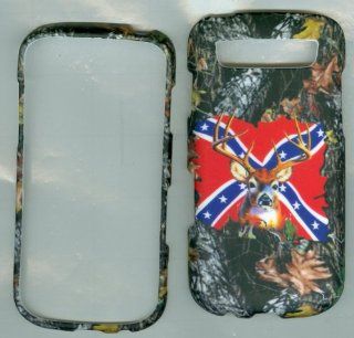 Camo Tree Rebel Flag Buck Deer Glossy Samsung Galaxy S Blaze 4g Sgh t769 (T mobile) Hunting Snap on Hard Case Shell Cover Protector Faceplate Rubberized Wireless Cell Phone Accessory Cell Phones & Accessories