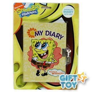 Nickelodeon Spongebob Squarepants Diary with Lock (Yellow Cover)  Other Products  