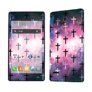 LG Optimus L9 P769 Vinyl Decal Sticker Skin   Space Cross By SkinGuardz Cell Phones & Accessories