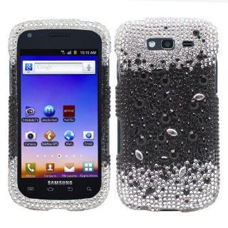 Fosmon Rhinestone / Crystal Case for Samsung Galaxy S Blaze 4G / Samsung SGH T769   Black Universe Full Diamond Cell Phones & Accessories