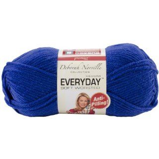 Premier Yarn Deborah Norville Collection 3 Pack Everyday Solid Yarn, Royal Blue