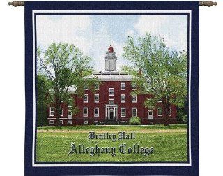 Allegheny College Bentley Hall Wall Hanging   34 x 26 Wall Hanging Sports & Outdoors