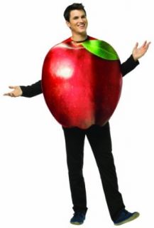 Rasta Imposta Get Real Apple, Red, Standard Adult Sized Costumes Clothing