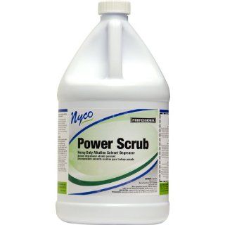 Nyco Products NL795 G4 Power Scrub Heavy Duty Alkaline Solvent Degreaser, 1 Gallon Bottle (Case of 4) Industrial Degreasers