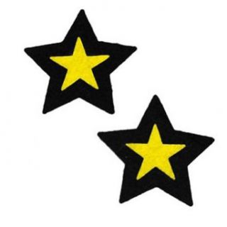 Black and Yellow Star Pasties Pack