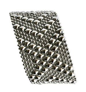 Liquid Metal Mesh Cuff Bracelet By Sergio Gutierrez B44 (8 Inches) Sergio Gutierrez Jewelry