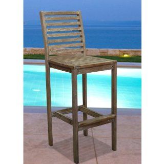 Renaissance Outdoor Wood Bar Chair  Outdoor And Patio Furniture  Patio, Lawn & Garden