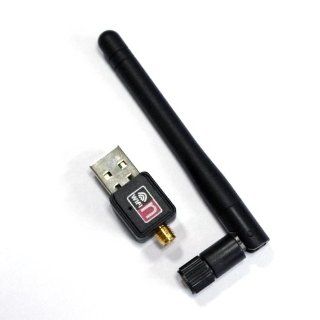 802.11n/g/b 150Mbps Mini USB WiFi Wireless Adapter Network LAN Card w/Antenna **Laptop Parts Store** 
