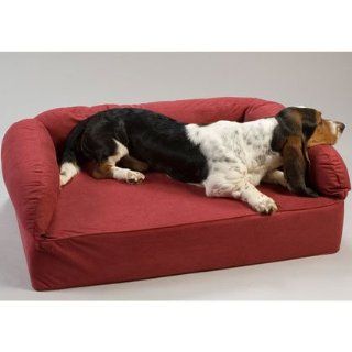 Memory Foam Luxury Pet Sofa   Xlarge Red  Pet Bed Pillows 