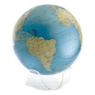 Artline Blue Pearl Earthsphere Sculptured Base Tabletop Globe   Globes