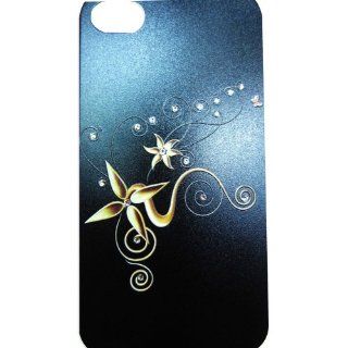 Gotoch Apple iPhone Cases Cover for IPhone 4/4s 5 with Fashionable And Chic Bling Cover Of Diamond Inlayed Color Emboss Drawing  Cool Wind(Enchanting)(iPhone 4/4S) Cell Phones & Accessories