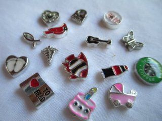 Fithteen Floating Charms Fits Origami Owl or Memory Lockets  Other Products  