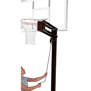 Spalding Basketball U Front Lift System with Pole   Basketball Equipment