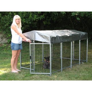 Options Plus 4 ft. High No Tools Folding Kennel   Dog Kennels