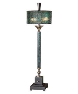 Uttermost Vedano Table Lamp   37.5H in. Blue Green   Table Lamps