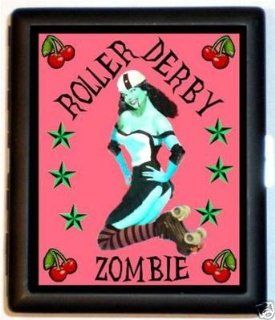 Roller Derby Zombie Pinup Pin Up Cigarette ID Case  