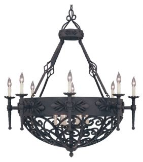Designers Fountain 9189 Alhambra 14 Light Chandelier in Natural Iron Finish   Chandeliers