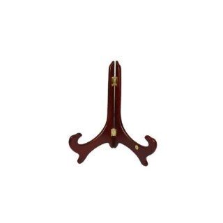 Decorative Rosewood Wooden Plate Stand Easel 4in #805/4 Tea Services Kitchen & Dining