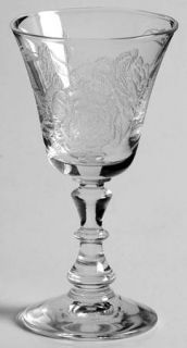 Fostoria Camellia Cordial Glass   Stem #6036, Etch #344