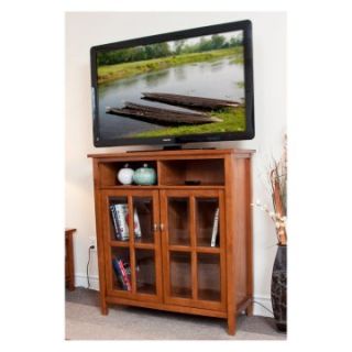 Simpli Home AXWSH005 Warm Shaker Medium Storage Cabinet   TV Stands