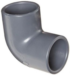 Spears 806 Series PVC Pipe Fitting, 90 Degree Elbow, Schedule 80, 2" Socket Industrial Pipe Fittings