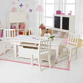 Classic Playtime Vanilla Deluxe Activity Table with Free Paper Roll   Activity Tables