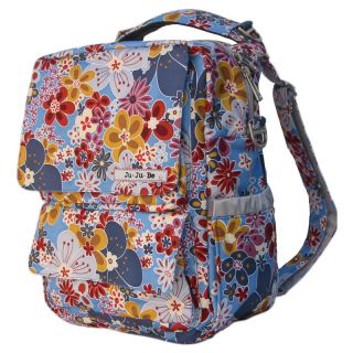Ju Ju Be Blue Bouquet Pack a Be   Designer Diaper Bags