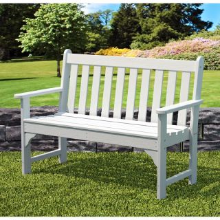 POLYWOOD® Recycled Plastic Vineyard Garden Bench   Outdoor Benches