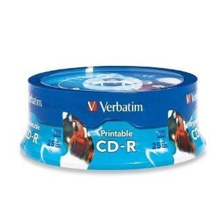 Verbatim 52X CD R Media 700MB 25 Pack in Cake Box (96189) Computers & Accessories