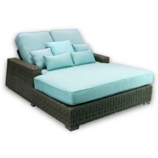 Patio Heaven Palisades Double Chaise   Outdoor Chaise Lounges