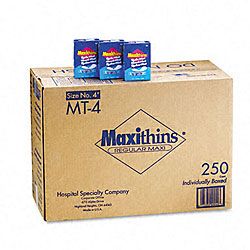 Maxithins Thin   250 Individually Boxed Napkins/carton