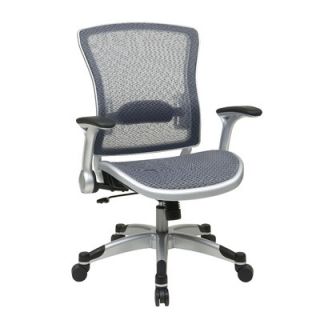 Office Star Mesh Executive Office Chair with Flip Arms 317 66C61R5
