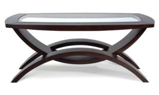 Magnussen T1351 Helix Wood Rectangular Coffee Table   Coffee Tables