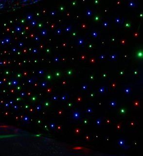 LED Curtain   4 Color 10 ft x 20 ft Musical Instruments