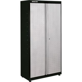 Stack On Cadet Garage Storage System   36 Inch W 3 Shelf Floor Cabinet, Steel,