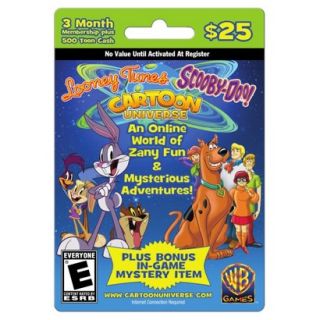 Cartoon Universe $25 Pre Paid Gaming Card