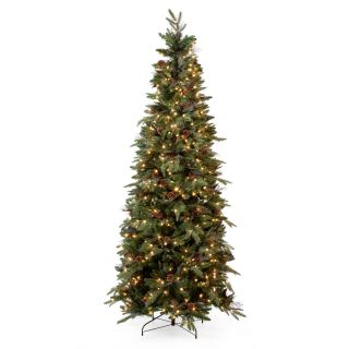 Green River Spruce Slim Pre lit Christmas Tree   Christmas Trees