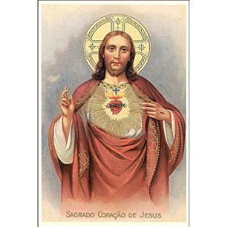 (4x6) Sacred Heart of Jesus Christ POSTCARD religious RARE   Blank Postcards