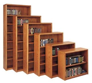 Martin Home Furnishings Contemporary Wood Bookcase Series   Oak   Bookcases