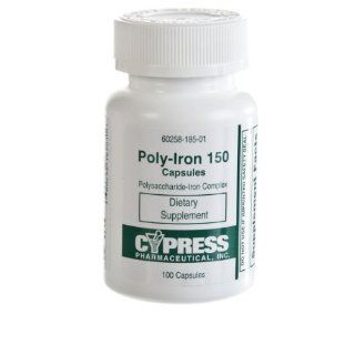 Polyiron Capsules, POLY IRON 150MG CPL 100/BX   1 BX, 1 BX Lab And Scientific Products